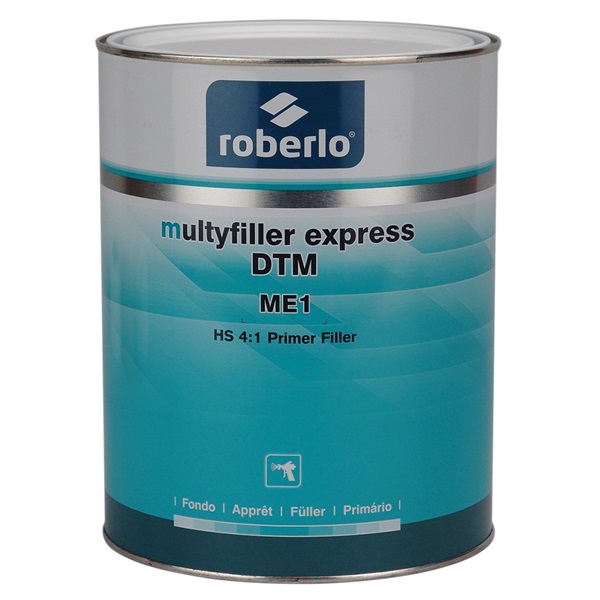 Roberlo® Multyfiller Express "3IN1" Urethane Primer (2K) DTM Gray